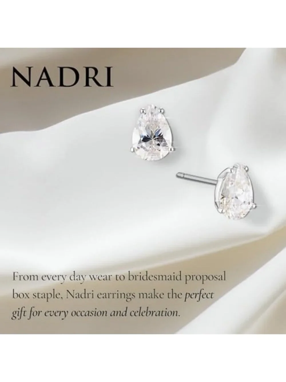 Elegant Cubic Zirconia Stud Earrings - Sparkling Jewelry for Any Occasion